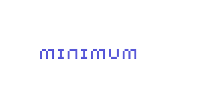 Minimum Font