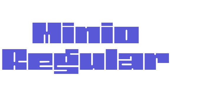 Minio Regular Font