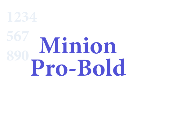 Minion Pro-Bold