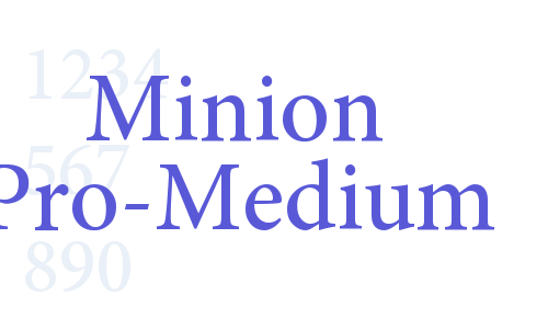 Minion Pro-Medium Font Download