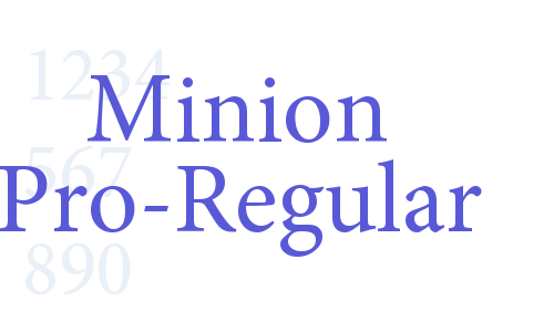 Minion Pro-Regular Font Download