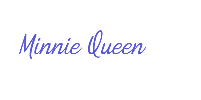 Minnie Queen Font Download