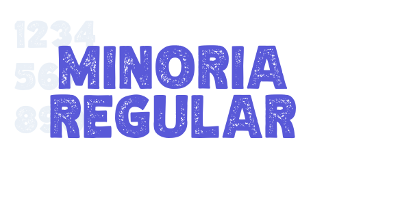 Minoria Regular font free