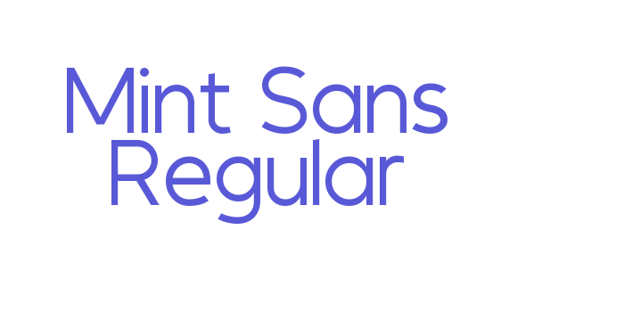 Mint Sans Regular Font Download