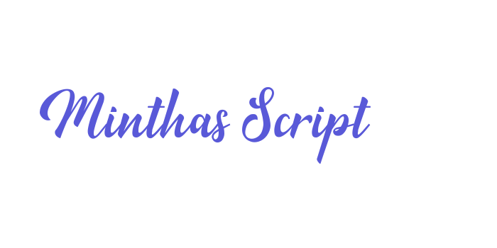 Minthas Script Font