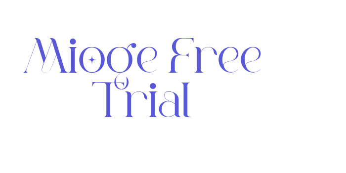 Mioge Free Trial Font