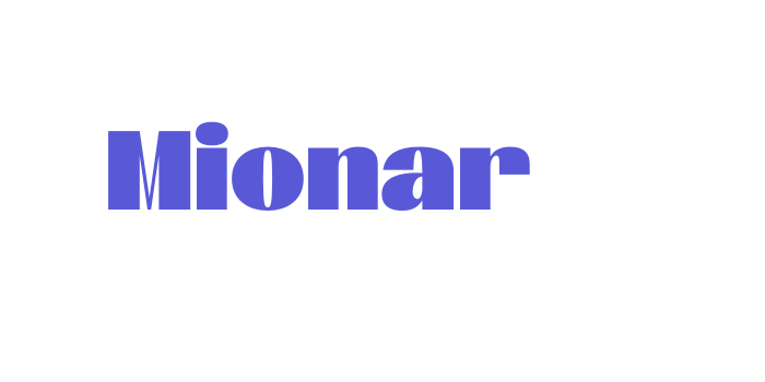 Mionar Font