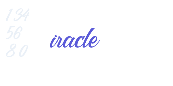 Miracle font free