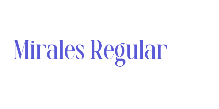 Mirales Regular Font Download