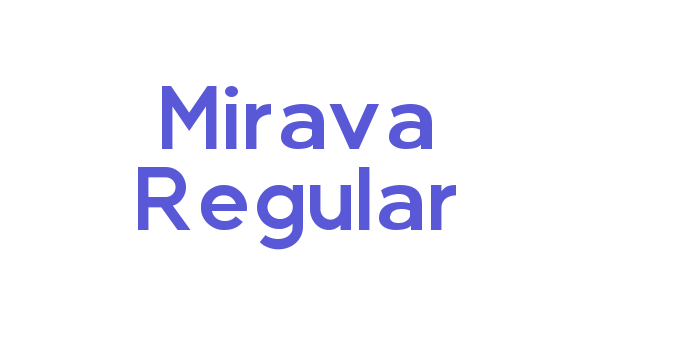 Mirava Regular Font Download