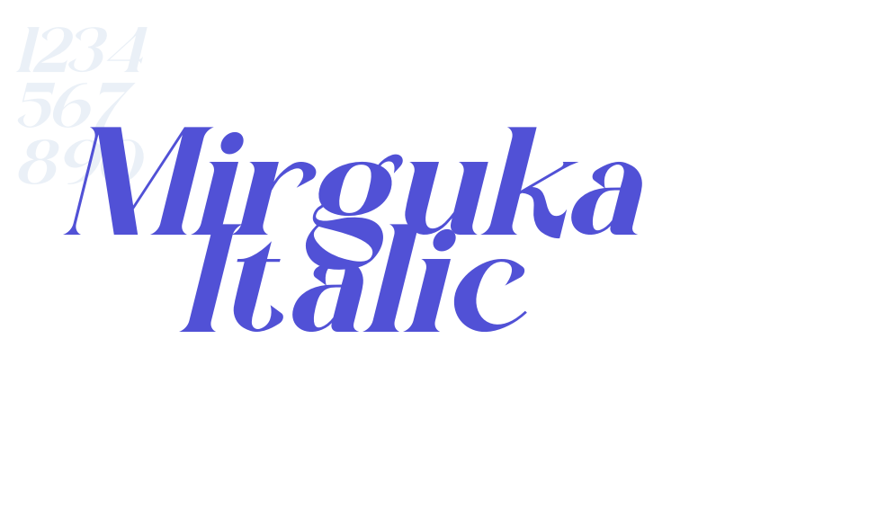 Mirguka Italic-font-download