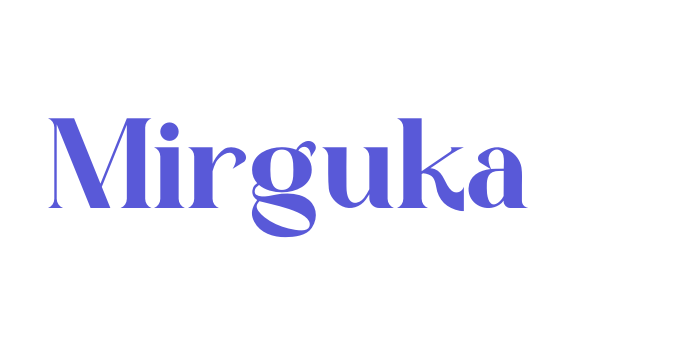 Mirguka Font Download