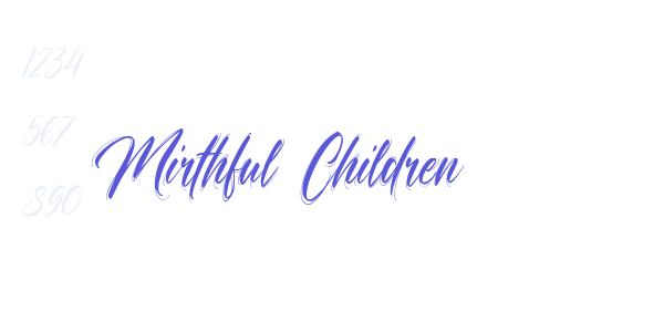 Mirthful Children font