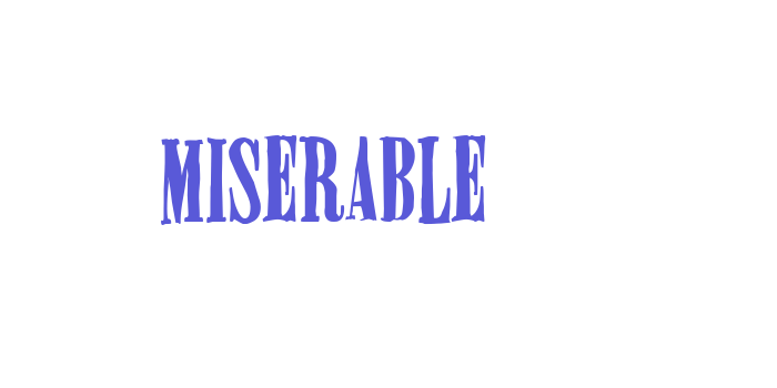 Miserable Font Download