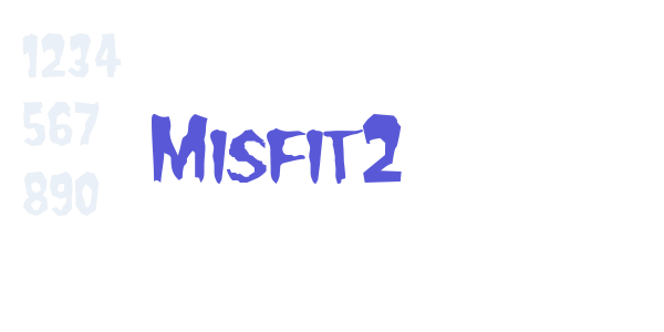 Misfit2 font free