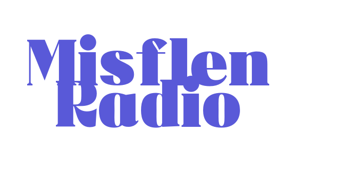 Misflen Radio Font Download