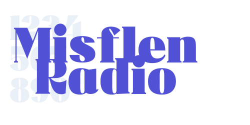Misflen Radio-font-download