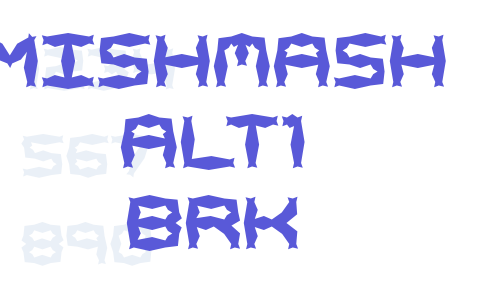 Mishmash ALT1 BRK Font