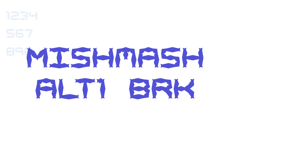 Mishmash ALT1 BRK-font-download