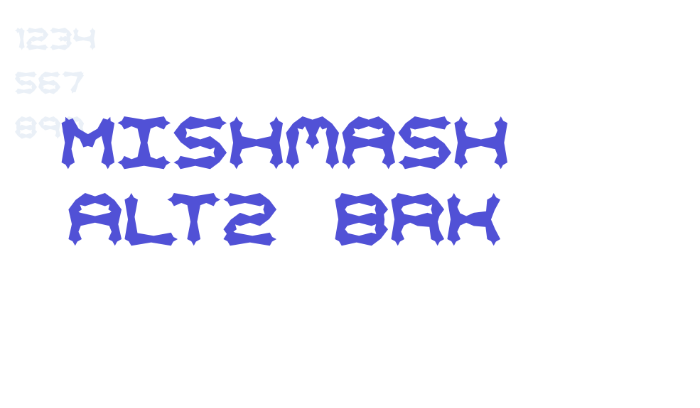 Mishmash ALT2 BRK-font-download