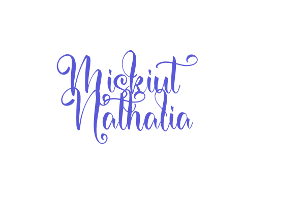 Miskiut Nathalia Font