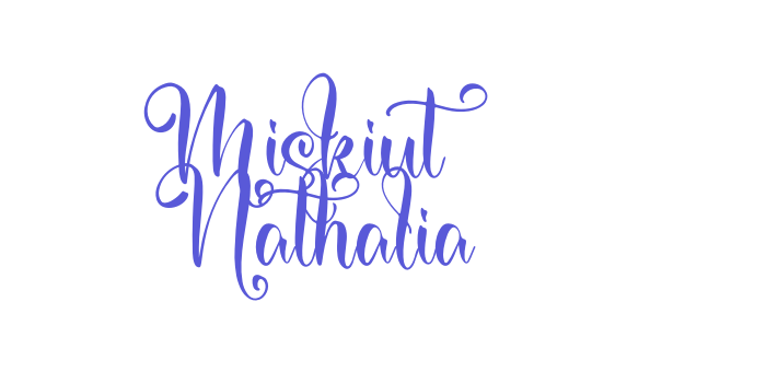 Miskiut Nathalia Font Download