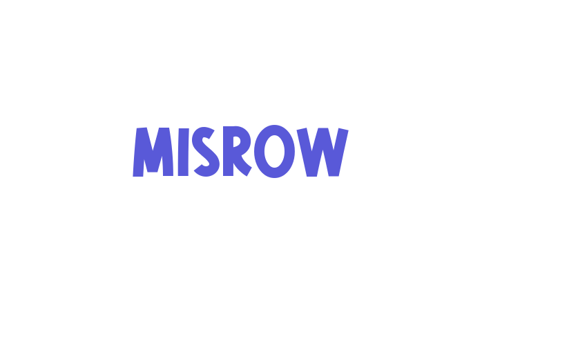 Misrow Font Download