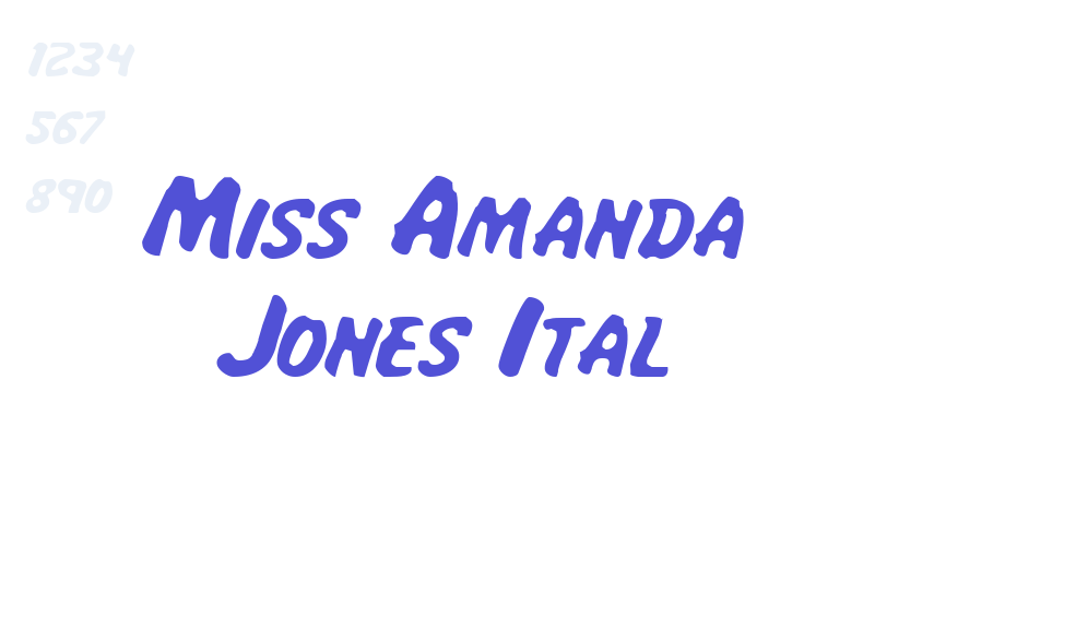 Miss Amanda Jones Ital-font-download