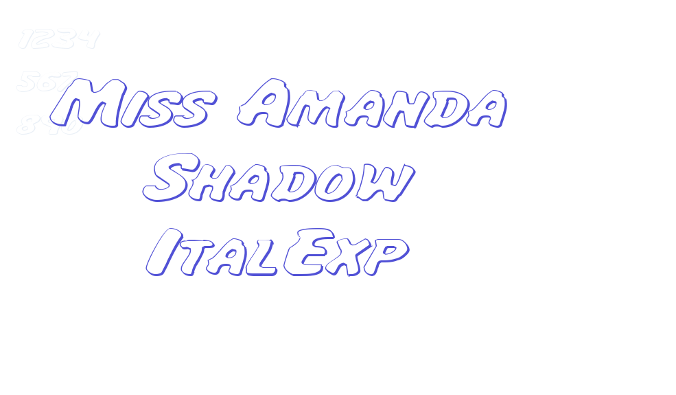 Miss Amanda Shadow ItalExp-font-download