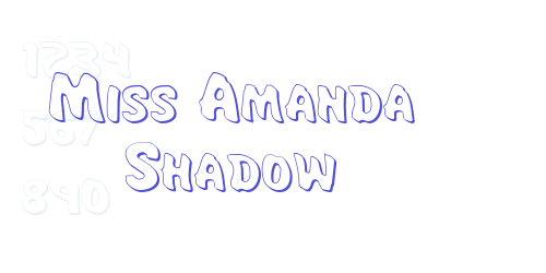 Miss Amanda Shadow-font-download
