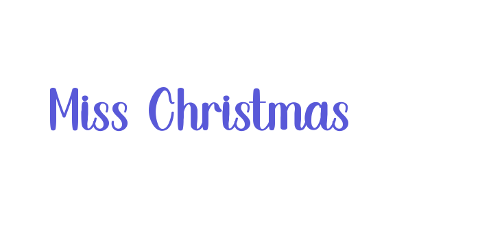 Miss Christmas Font Download