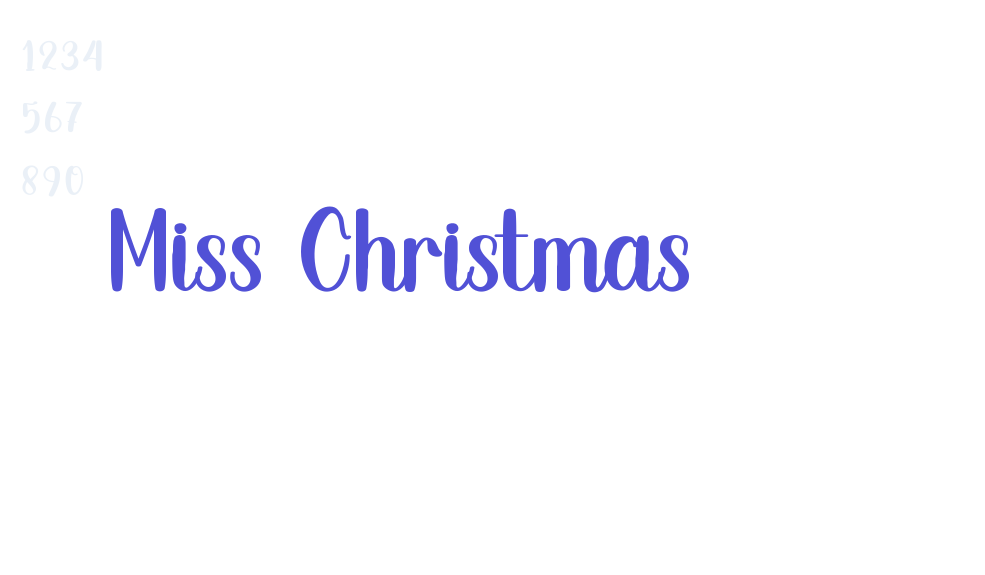 Miss Christmas-font-download