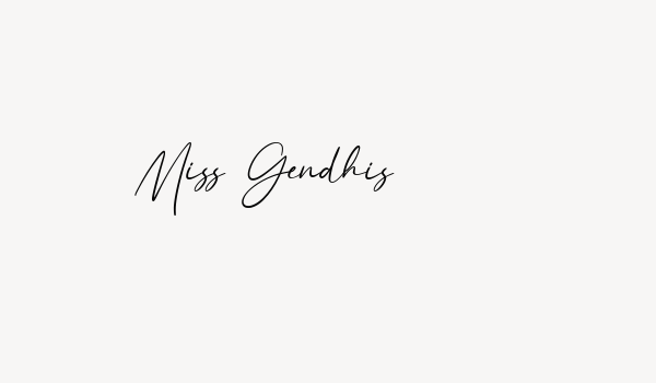 Miss Gendhis Font