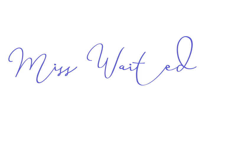 Miss Waited Font