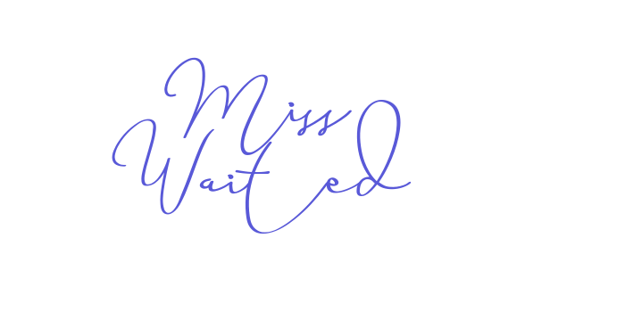 Miss Waited Font Download