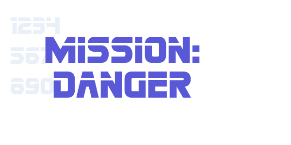 Mission: Danger font free