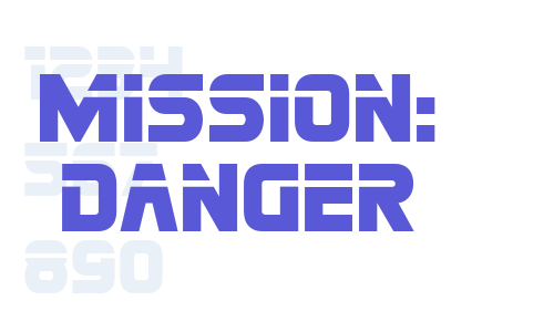 Mission: Danger Font