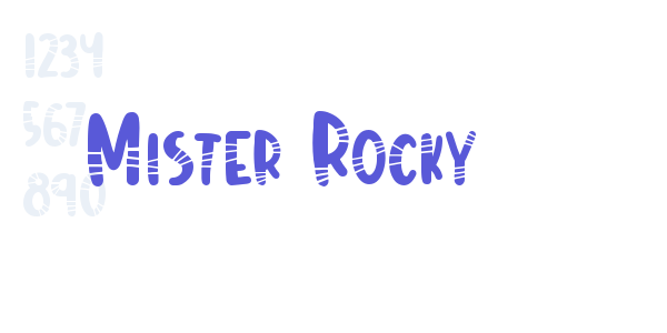 Mister Rocky font free