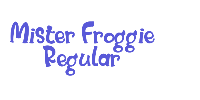 Mister Froggie Regular Font Download