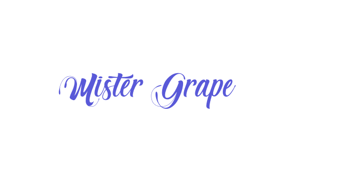 Mister Grape Font Download