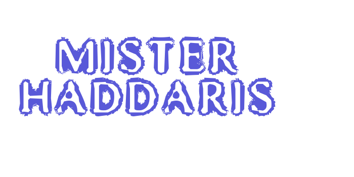 Mister Haddaris Font Download