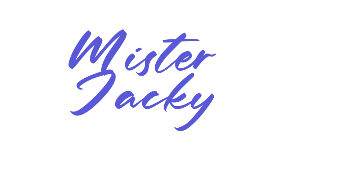 Mister Jacky Font Download