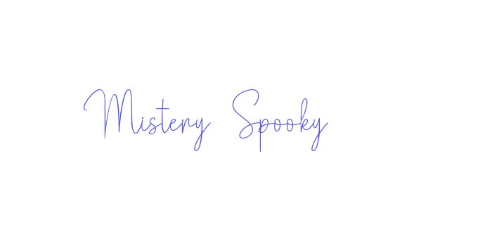 Mistery Spooky Font Download