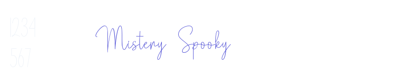 Mistery Spooky-related font