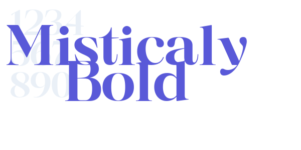 Misticaly Bold font free