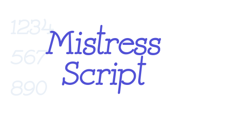 Mistress Script-font-download
