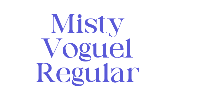 Misty Voguel Regular Font Download