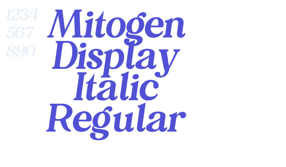 Mitogen Display Italic Regular-font-download