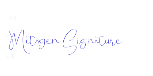 Mitogen Signature-font-download