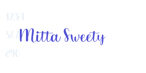 Mitta Sweety-font-download
